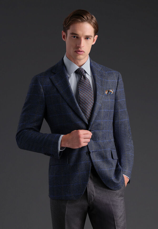 Paul Stuart Cashmere Herringbone Jacket