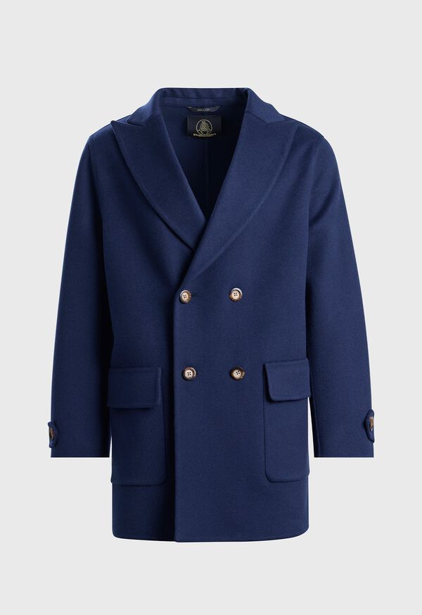 paul stuart Cashmere Military Style Coat
