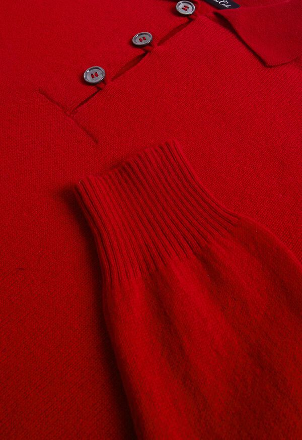 Paul Stuart Cashmere Polo Sweater