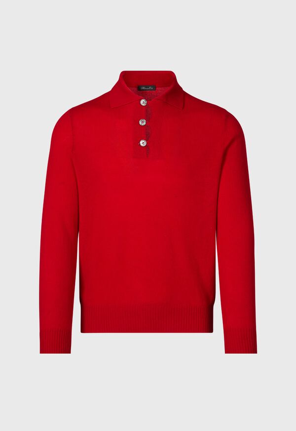paul stuart Cashmere Polo Sweater