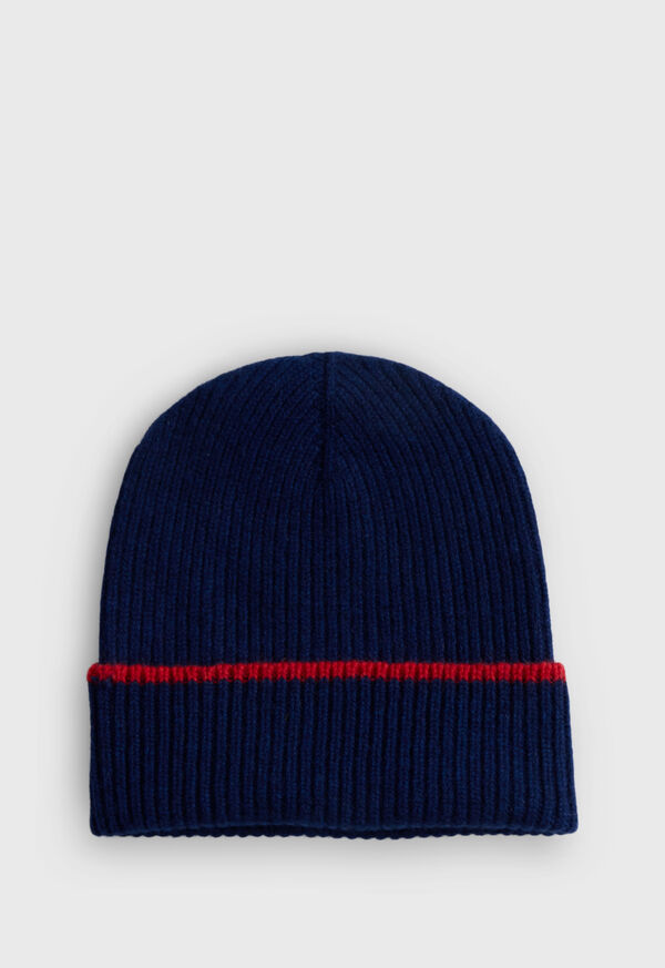 paul stuart Cashmere Ribbed Beanie