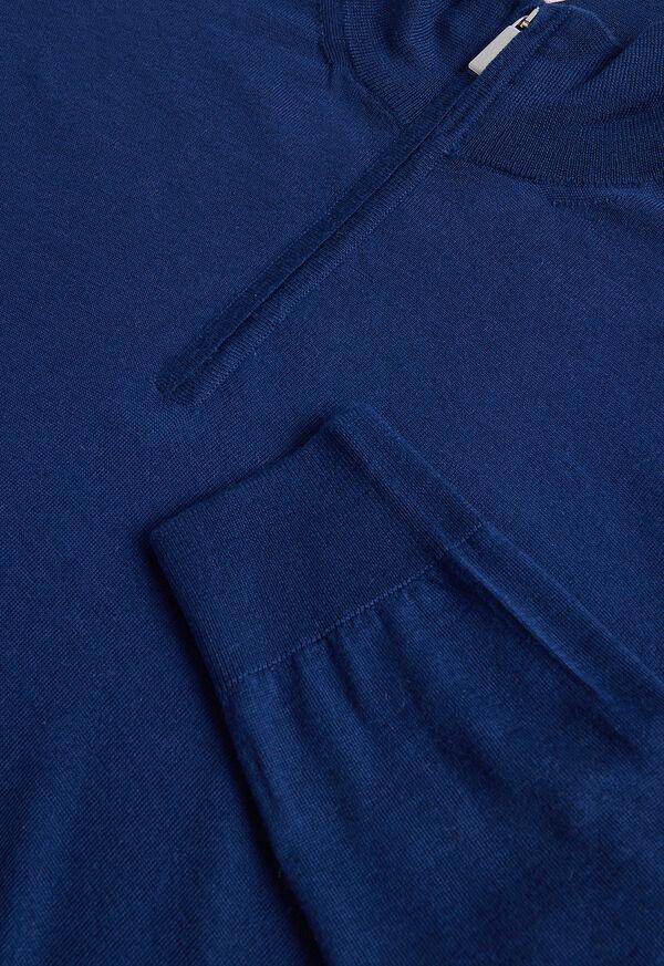 Paul Stuart Cashmere & Silk Quarter Zip Pullover