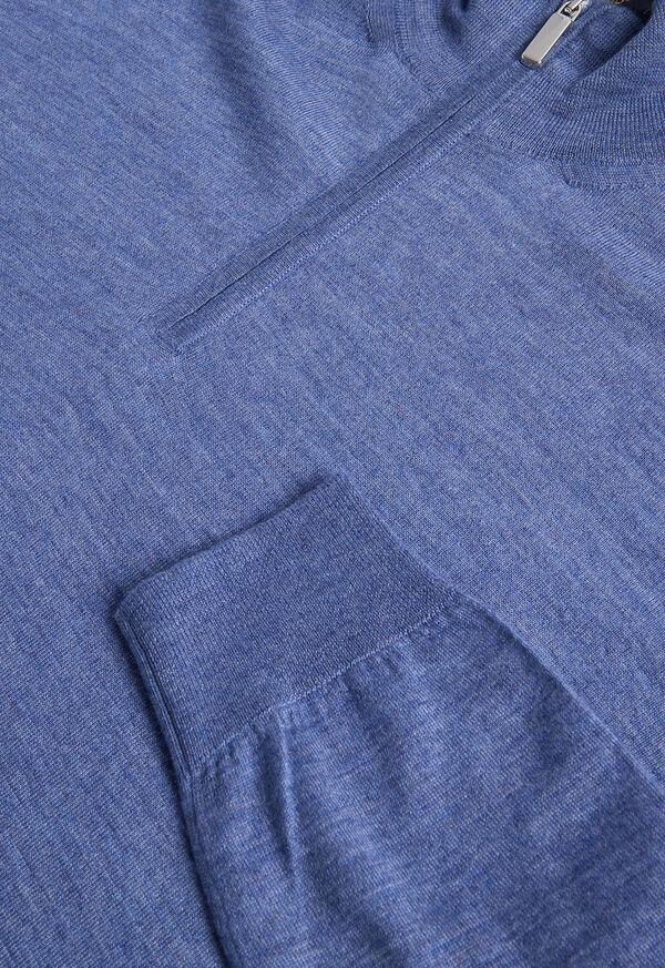 Paul Stuart Cashmere & Silk Quarter Zip Pullover