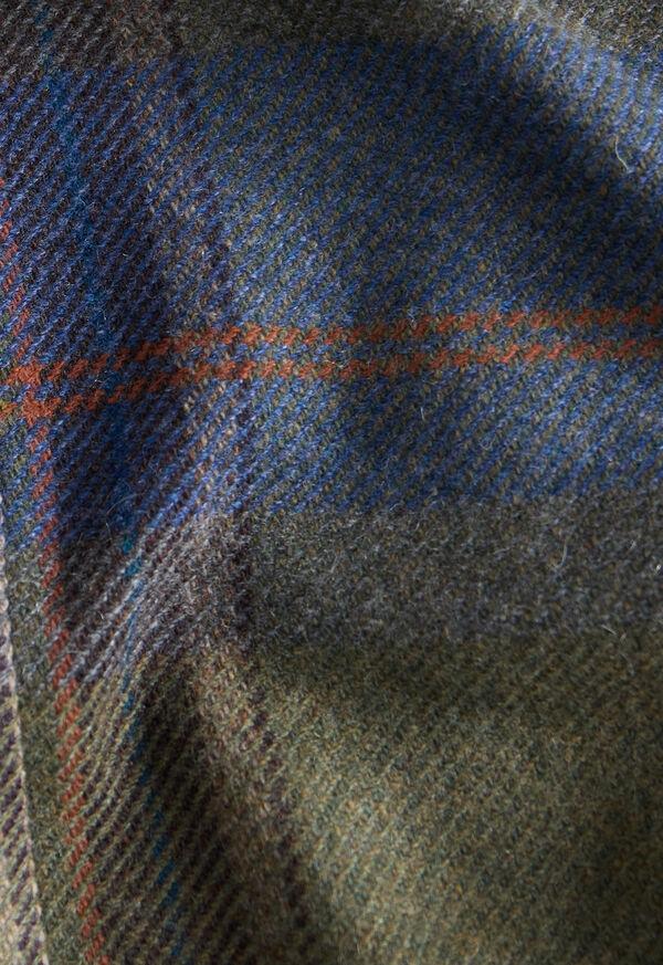 Paul Stuart Cashmere & Wool Oversize Plaid Jacket