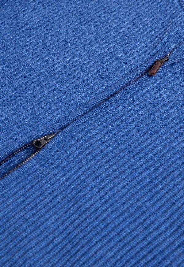 Paul Stuart Cashmere Zip Cardigan