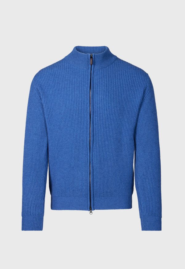 paul stuart Cashmere Zip Cardigan