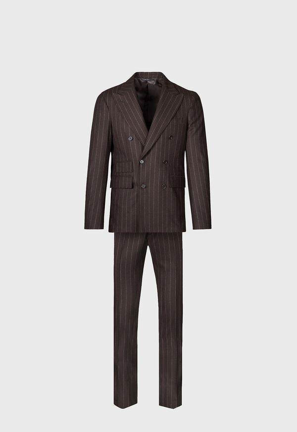 paul stuart Chalk Stripe Flannel Suit