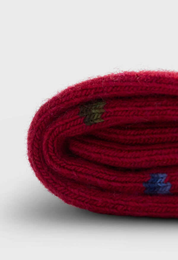 Paul Stuart Chunky Colorful Dot Sock