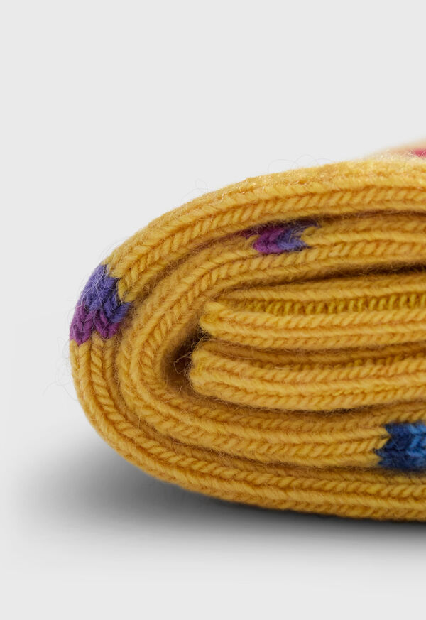 Paul Stuart Chunky Colorful Dot Sock