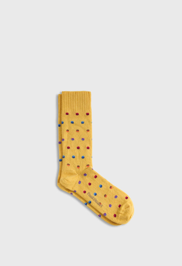 paul stuart Chunky Colorful Dot Sock