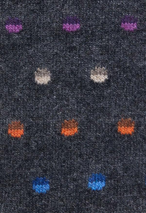 Paul Stuart Chunky Colorful Dot Sock