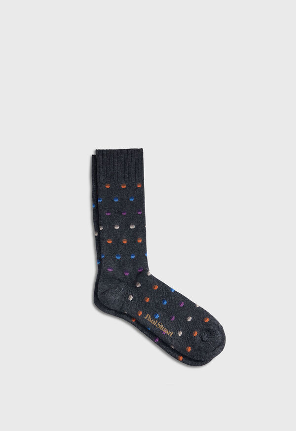 paul stuart Chunky Colorful Dot Sock