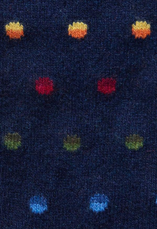 Paul Stuart Chunky Colorful Dot Sock