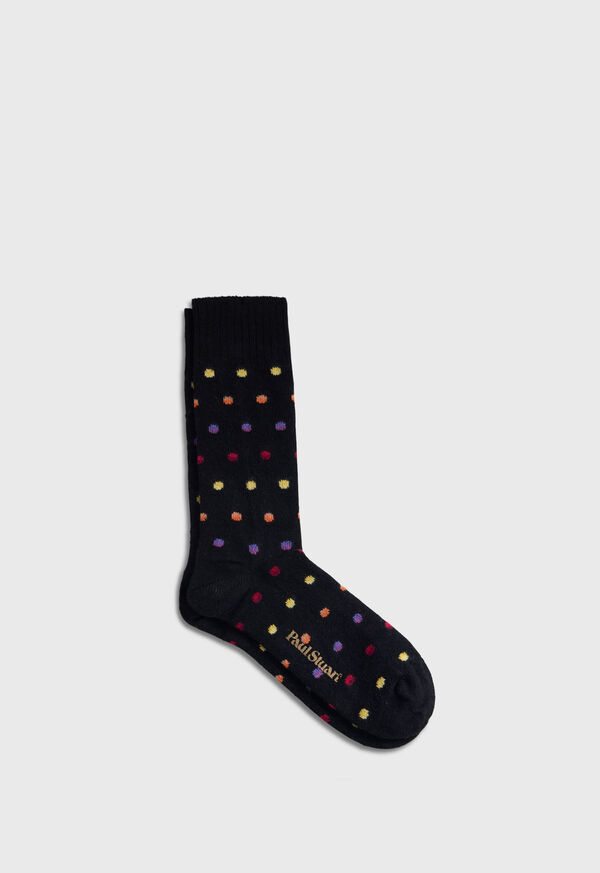 paul stuart Chunky Colorful Dot Sock