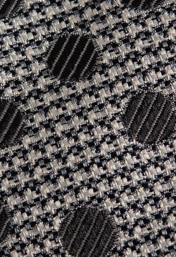 Paul Stuart Circle And Houndstooth Silk Tie