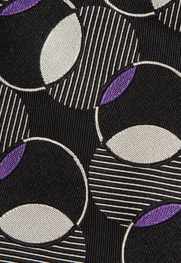 Paul Stuart Circle Deco Woven Silk Tie