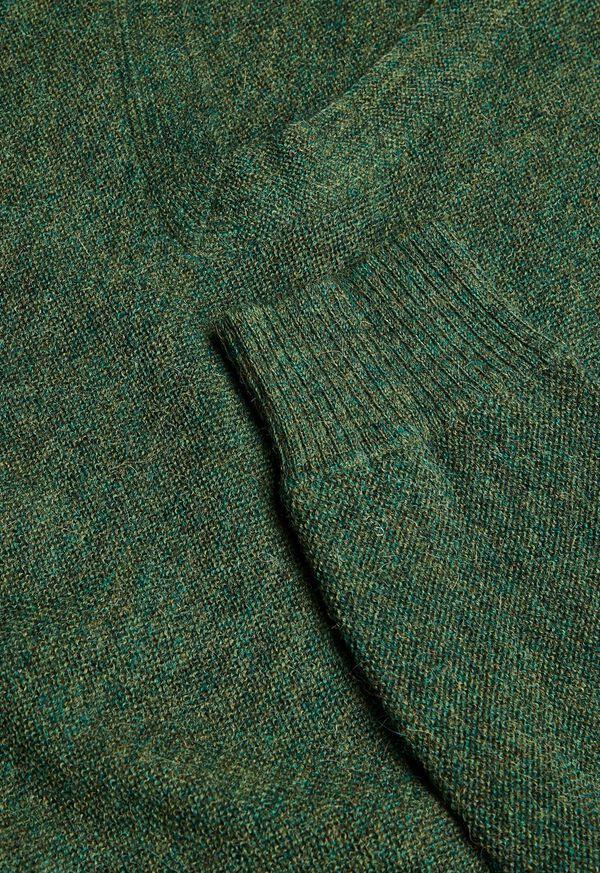 Paul Stuart Classic Alpaca Links V-Neck Sweater