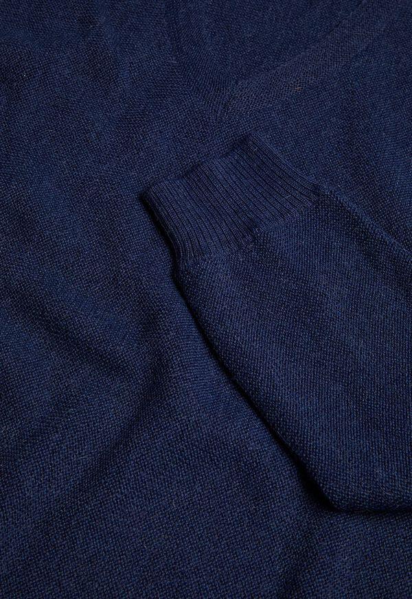 Paul Stuart Classic Alpaca Links V-Neck Sweater