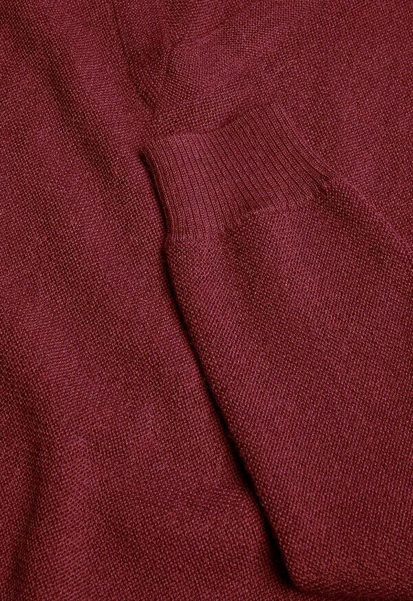 Paul Stuart Classic Alpaca Links V-Neck Sweater