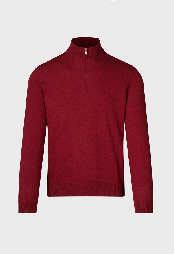 paul stuart Classic Cashmere Quarter Zip Sweater