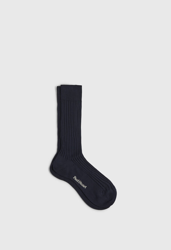 paul stuart Classic Cotton Ribbed Sock