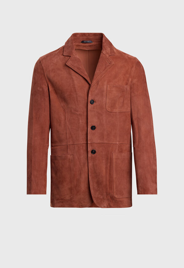 paul stuart Classic Suede Jacket