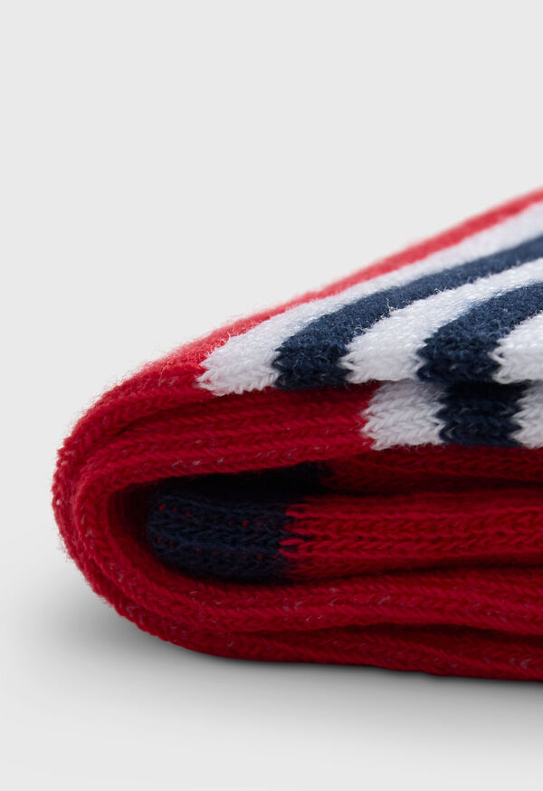 Paul Stuart Colorblock And Stripe Crew Sock