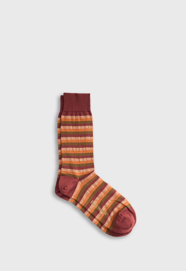 paul stuart Colorful Stripe Sock