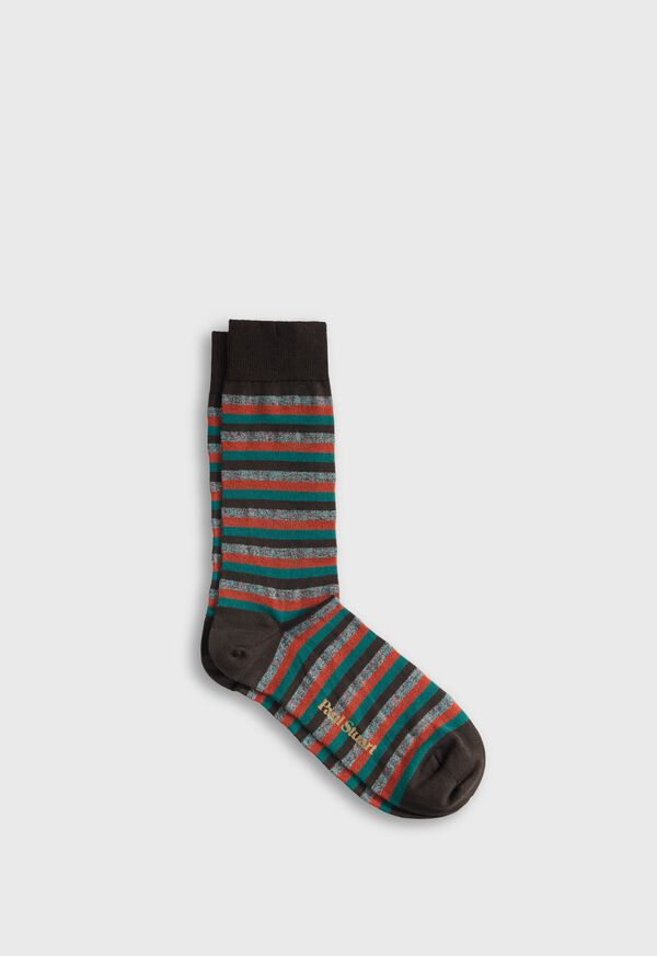paul stuart Colorful Stripe Sock