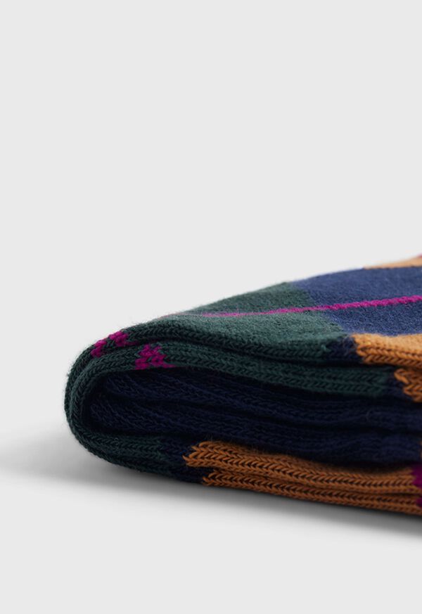 Paul Stuart Cotton Blend Argyle Sock