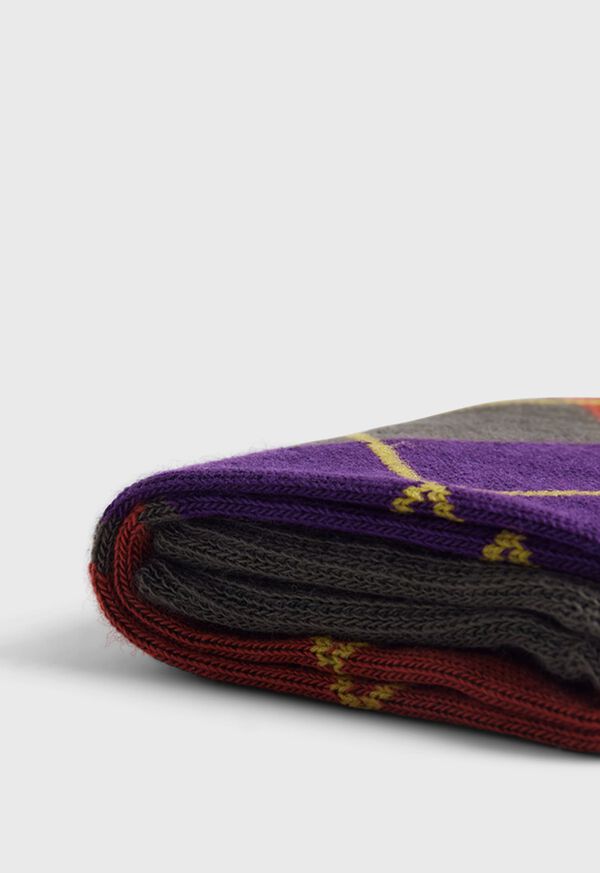 Paul Stuart Cotton Blend Argyle Sock