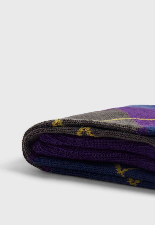 Paul Stuart Cotton Blend Argyle Sock