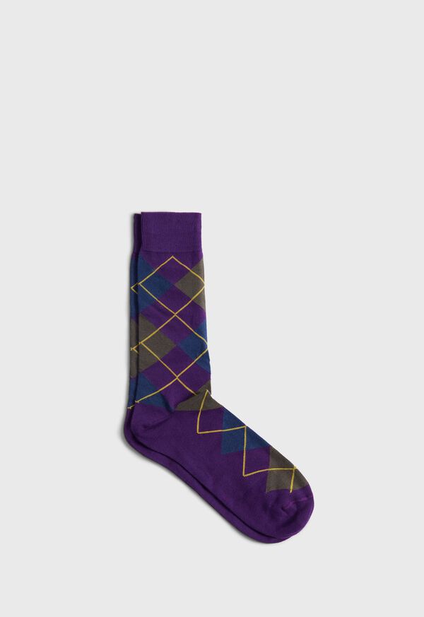 paul stuart Cotton Blend Argyle Sock