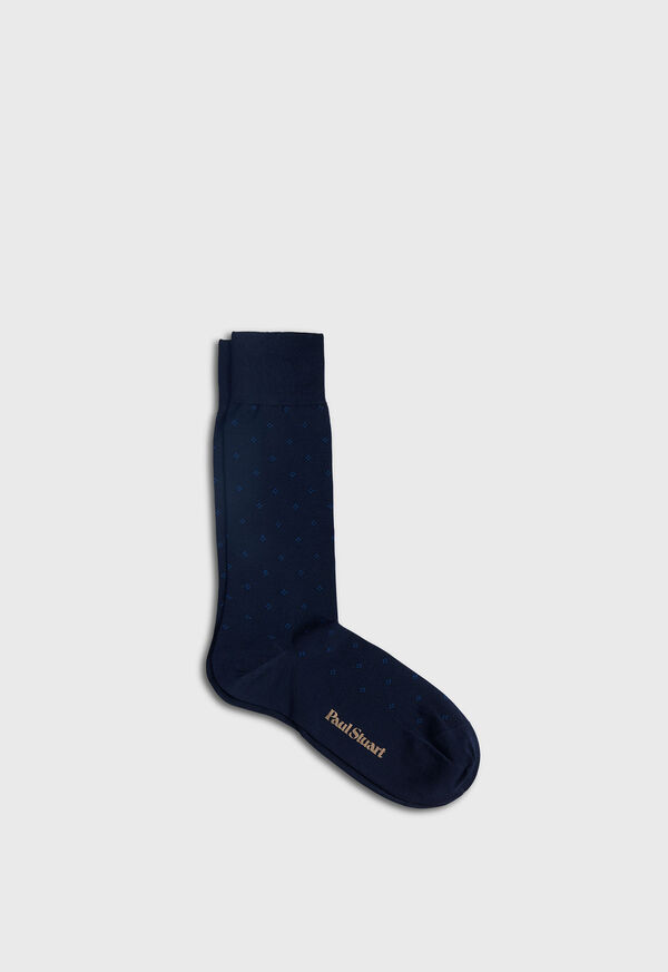 paul stuart Cotton Blend Deco Crew Sock