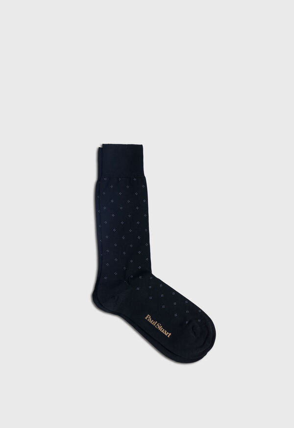 paul stuart Cotton Blend Deco Crew Sock