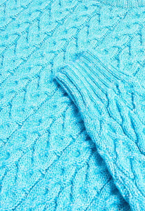 Paul Stuart Cotton Cable Crewneck Sweater