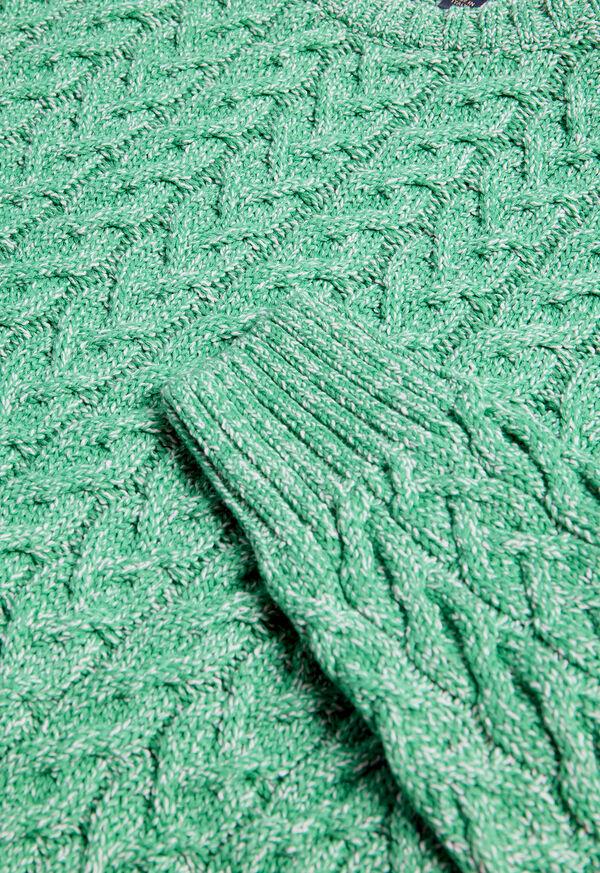 Paul Stuart Cotton Cable Crewneck Sweater