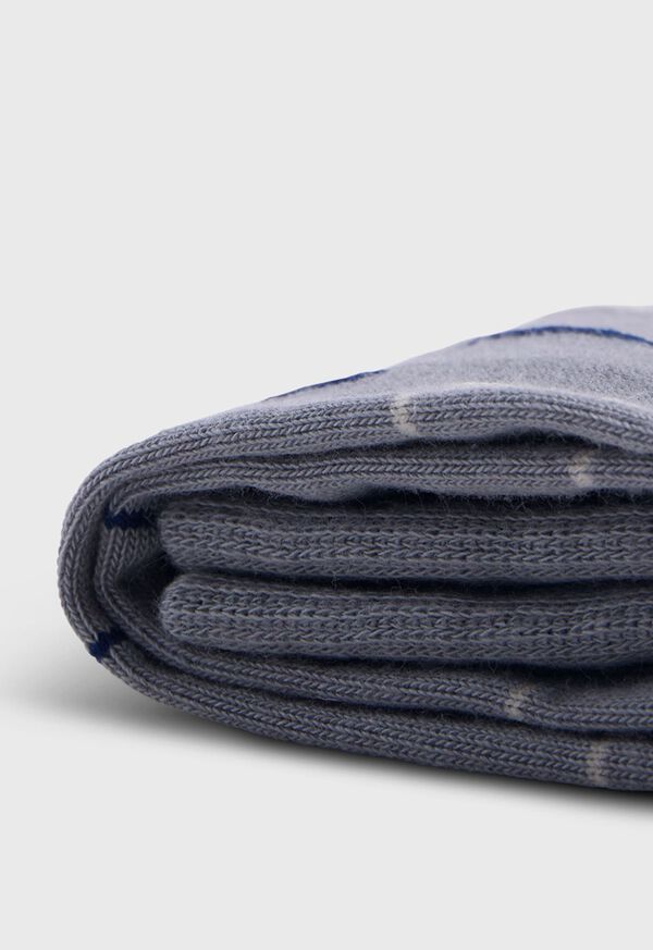 Paul Stuart Cotton & Cashmere Blend Zig Zag Sock