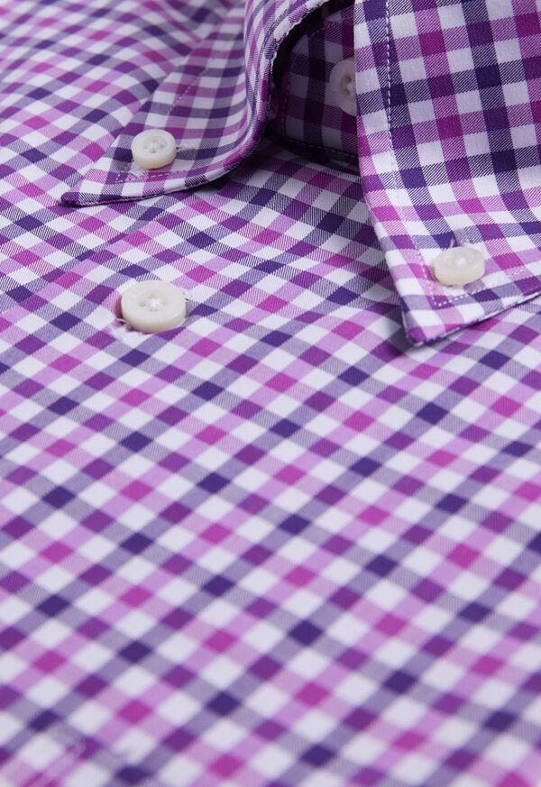 Paul Stuart Cotton Check Sport Shirt