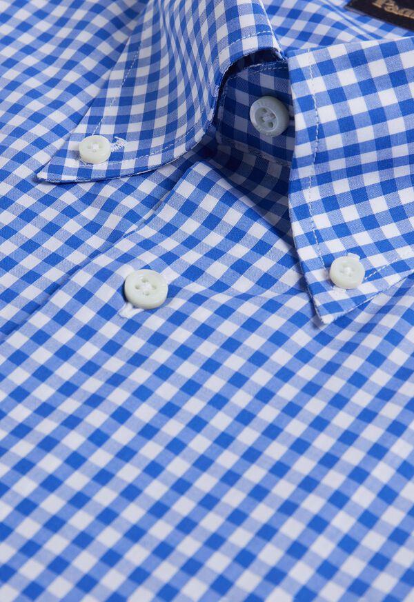 Paul Stuart Cotton Classic Gingham Sport Shirt