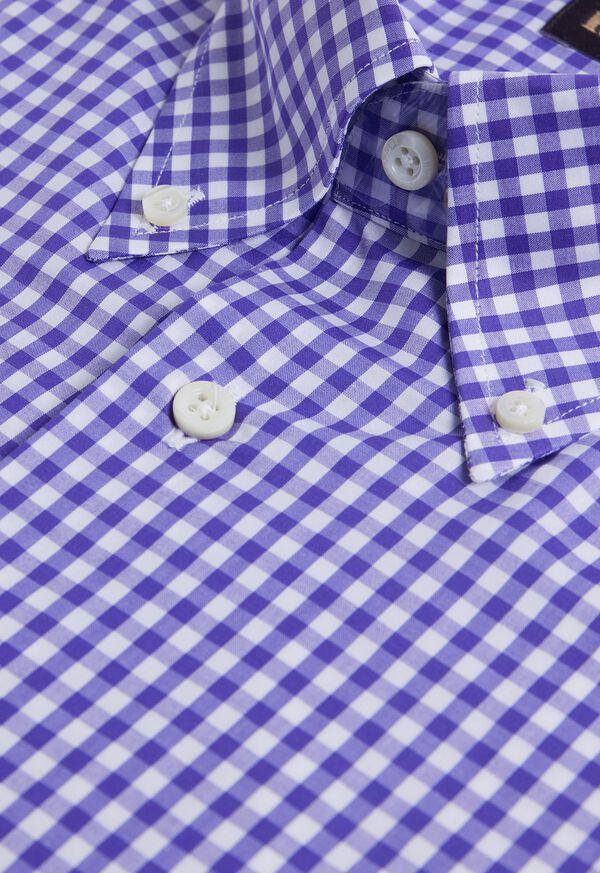 Paul Stuart Cotton Classic Gingham Sport Shirt