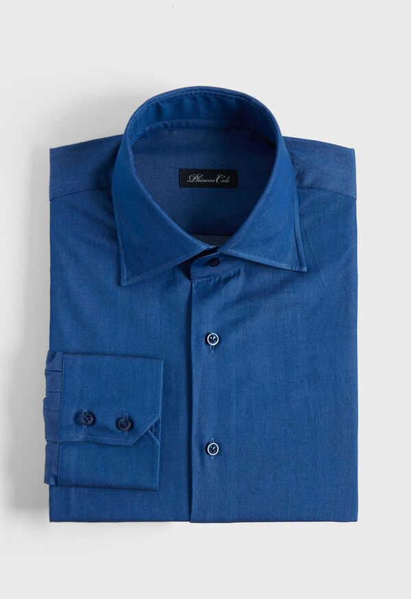 paul stuart Cotton Denim Sport Shirt