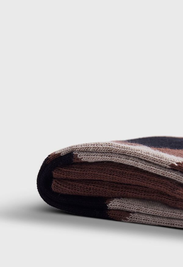 Paul Stuart Cotton Diamond Motif Sock