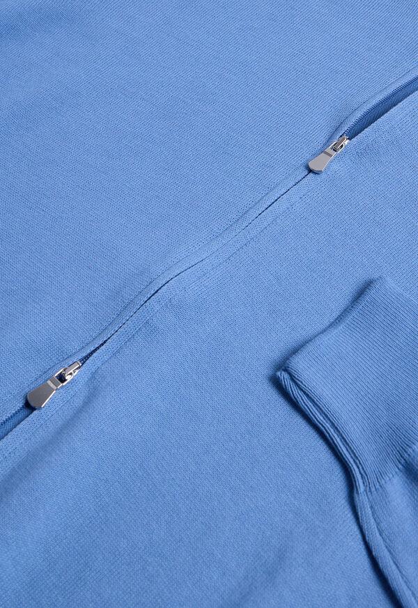 Paul Stuart Cotton Double Zip Cardigan