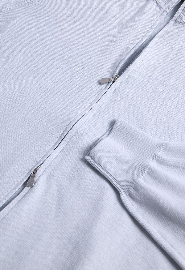 Paul Stuart Cotton Double Zip Cardigan