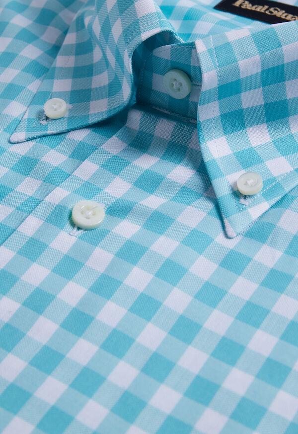 Paul Stuart Cotton Gingham Sport Shirt