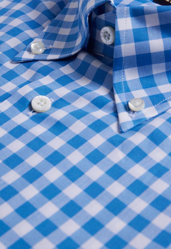 Paul Stuart Cotton Gingham Sport Shirt