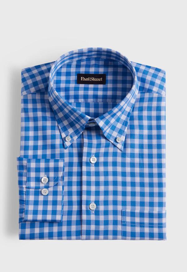 paul stuart Cotton Gingham Sport Shirt
