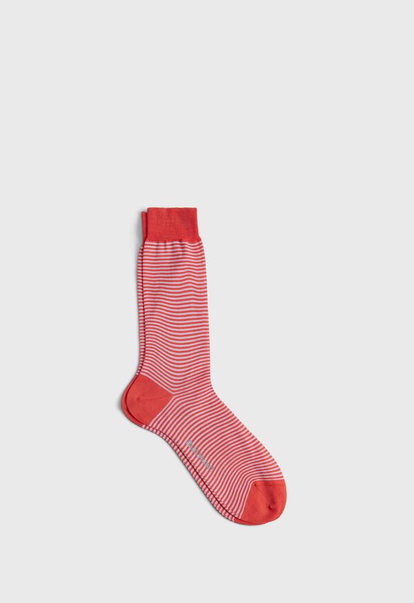 paul stuart Cotton Horizontal Stripe Sock