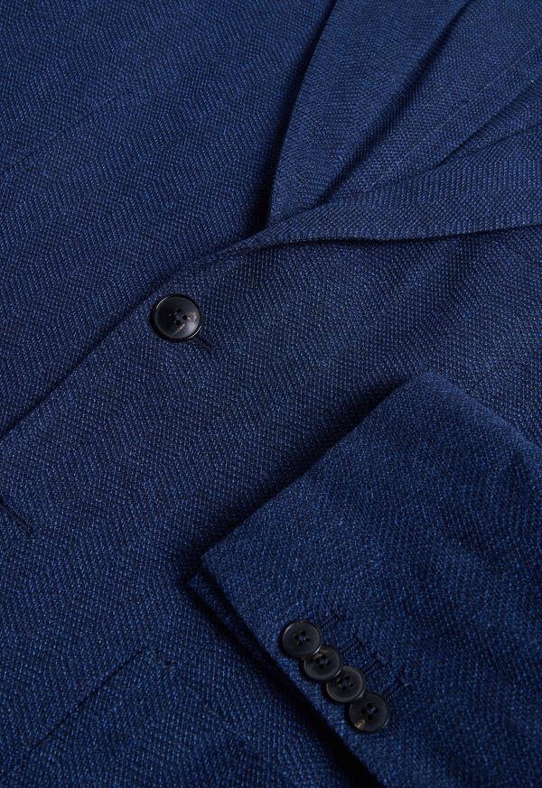 Paul Stuart Cotton Jersey Herringbone Blazer